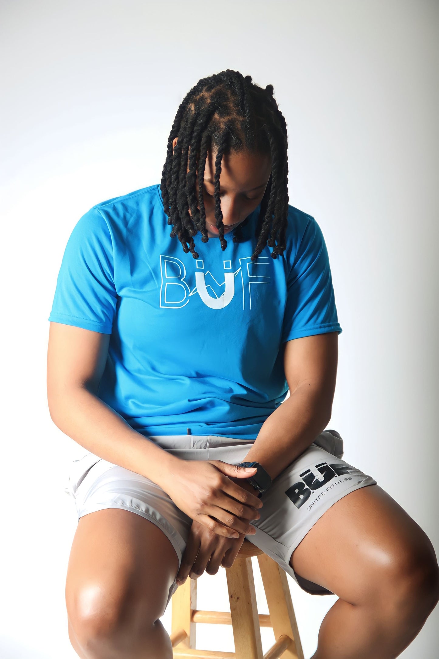 Unisex Sapphire/White Performance T-Shirt
