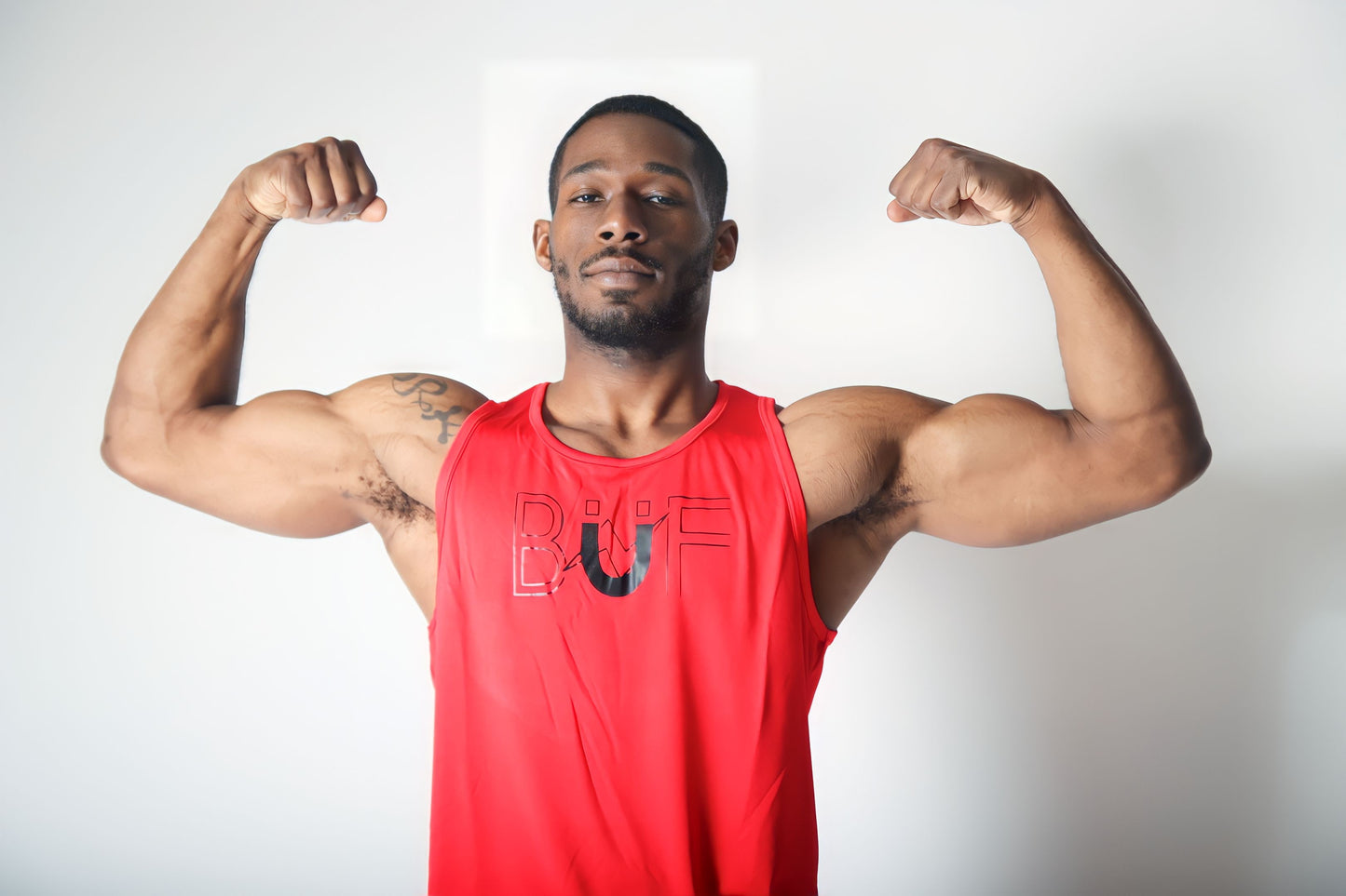 Men’s Red/Black Performance Tank Top